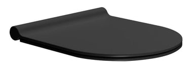 GSI slim kompakt toiletsæde med soft close/quick release matsort - 1