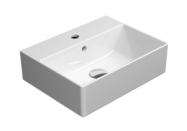 GSI Kube X håndvask 45x35cm væg hh/ovl hvid - 1