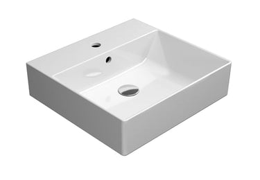 GSI Kube X håndvask 50x47cm væg hh/ovl hvid - 1