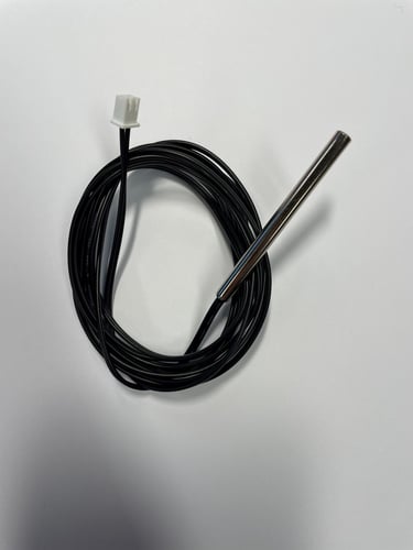 NTC føler m/stik 60mm metalrør - 1