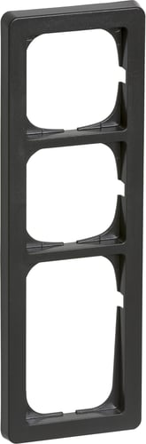 FUGA ramme Baseline 63 3,5 modul koksgrå - 1