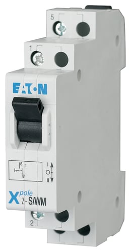 Z-S/2WM - Omskifter for DIN-montage 2 skifte 16A 230V 20kA - 1
