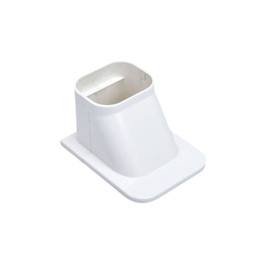 Væggennemgang til varmepumpekanal 77 x 64 mm hvid - 1