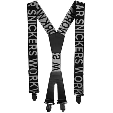 Snickers Logo elastiske seler 9064 sort/koksgrå one-size - 1