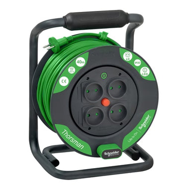Kabeltromle 40m HO5VVF 2G1.0 IP20 - 1