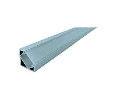 Alu profil 3 med opal cover - 2,5 m - 1
