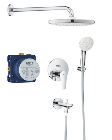 GROHE BauEdge 250 sampak indbyg med kartud krom - 1