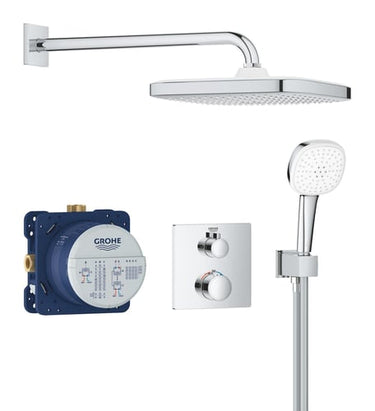 GROHE Grohtherm termostat 250 sampak indbyg cube krom - 1