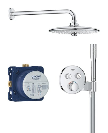 GROHE Grohtherm SmartControl 260 sampak indbyg 2SC rund krom - 1