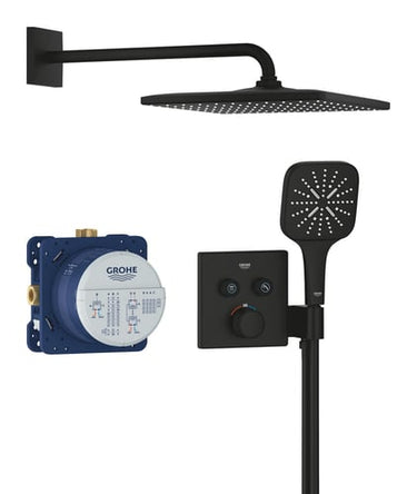 GROHE Grohtherm SmartControl sampak indbyg 3SC cube mat sort - 1