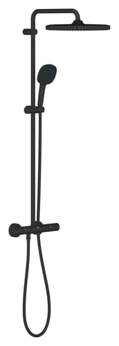GROHE Tempesta Cube brusesystem med termostat 9,5l mat sort - 1