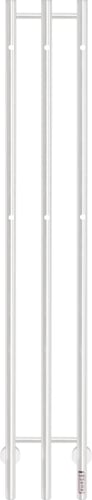 KRISS Trio el håndklædetørrer 1480x230mm hvid lakeret rf stål - 1
