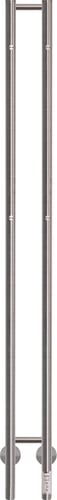 KRISS Twin el håndklædetørrer 1480x130mm bør rf stål - 1