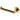 KRISS Simple toiletpapirholder u/låg venstre blank messing/guld (PVD) - 1