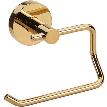 KRISS Simple toiletpapirholder m/bøjlegreb u/låg blank messing/guld (PVD) - 1