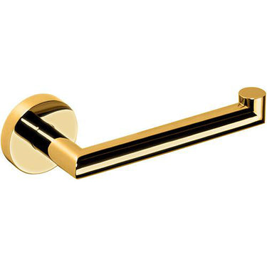 KRISS Simple toiletpapirholder u/låg højre blank messing/guld (PVD) - 1