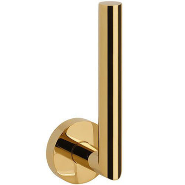 KRISS Simple reservepapirholder lodret blank messing/guld (PVD) - 1
