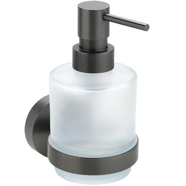 KRISS Simple sæbedispenser t/væg bør grafit (PVD)/matteret glas - 1