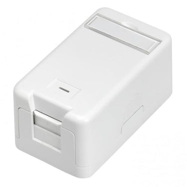 Officefit vægboks 1x Keystone hvid - 1