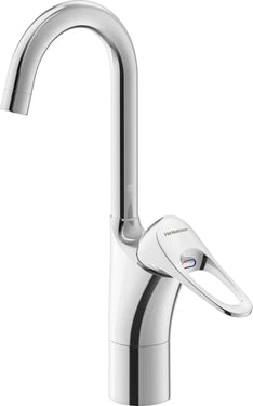 FM Mattsson 9000XE køkkenarmatur 126mm t/vaskerende forkromet - 1