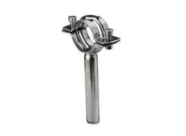 Rørholder med lang skaft (150mm) EN 1.4301 304 129,0mm - 1