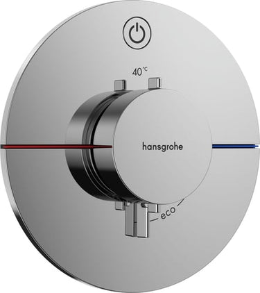 hansgrohe ShowerSelect Comfort S termostatarmatur til indbygning med afspærring til 1 udtag krom - 1