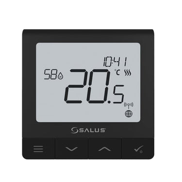 Salus rumtermostat Quantum SQ610B 230V sort - 1