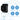 Shelly LAN Switch - DIN-skinne switch med 5xRJ45 porte - 5