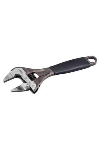 Bahco Skiftenøgle ergonomisk stor nøglevidde smalle kæber 6" - 1