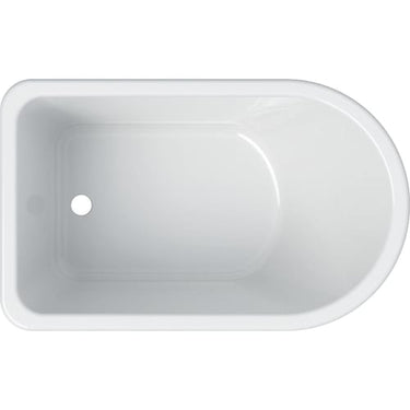 Geberit Bambini baby badekar asymmetrisk 765x470x285mm Alpin-hvid mat - 1