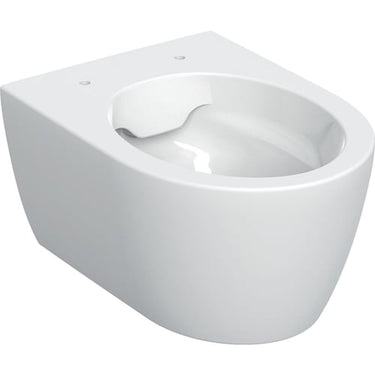 Geberit iCon væghængt toilet kompakt skjult montering Rimfree: T=49 cm hvid - 1
