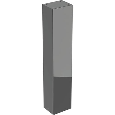 Geberit højskab 1 låge 36 x 180 cm Korpus lava mat/forside lava glas blankt - 1