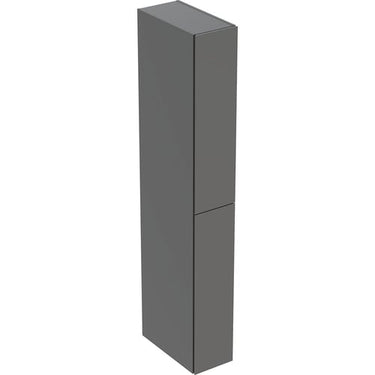 Geberit højskab 2 sk 24 x 180 x 48 cm lava mat - 1