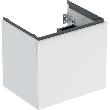 Geberit Acanto underskab til håndvask 60 cm 1 sk + 1 indv sk hvid mat/håndtag hvid mat - 1