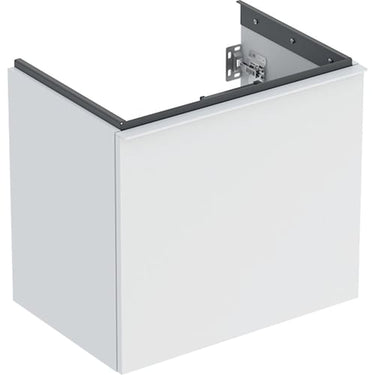 Geberit Acanto underskab til håndvask 60 cm 1 sk + 1 indv sk kompakt hvid mat/håndtag hvid mat - 1