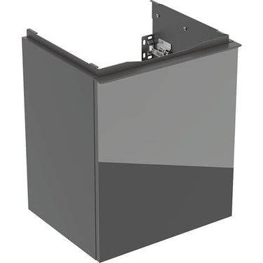 Geberit Acanto underskab til håndvask 45 cm 1 sk lava glas blankt/håndtag lava mat - 1