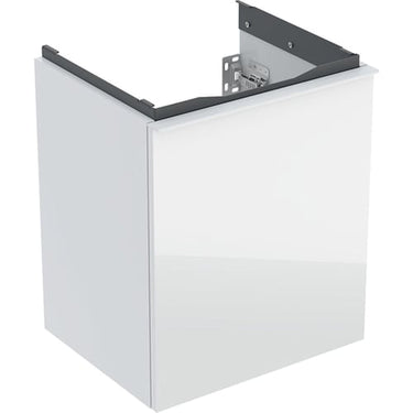 Geberit Acanto underskab til håndvask 45 cm 1 sk hvid glas blankt/håndtag hvid mat - 1