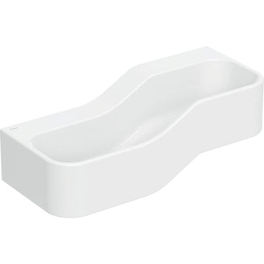 Geberit Bambini lege- og vaskekumme 2 vaskepl lav vask venstre 90 cm u/hh Alpin-hvid - 1