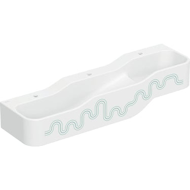Geberit Bambini lege- og vaskekumme 3 vaskepl lav vask venstre 140 cm hh midt v/h Skovgrøn - 1