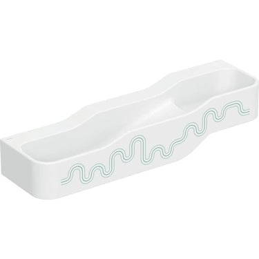 Geberit Bambini lege- og vaskekumme 3 vaskepl lav vask venstre 140 cm u/hh Skovgrøn - 1