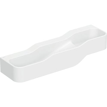 Geberit Bambini lege- og vaskekumme 3 vaskepl lav vask venstre 140 cm u/hh Alpin-hvid - 1