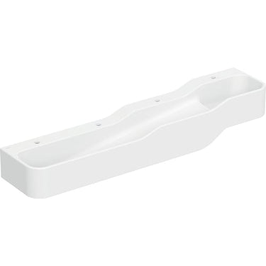 Geberit Bambini lege- og vaskekumme 4 vaskepl lav vask venstre 180 cm hh v/h Alpin-hvid - 1