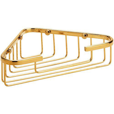 KRISS Hjørnetrådkurv 250x190x60mm blank messing/guld (PVD) - 1