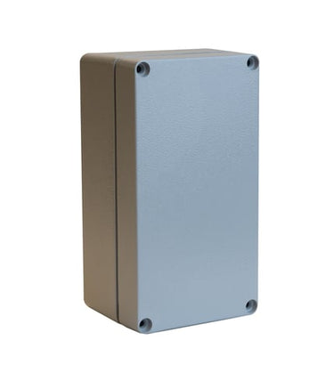 Monteringskasse aluminium 120x220x91mm (BxLxH) IK 08 IP66/IP67 NEMA type 4X grå CAD RAL 7001 - 1
