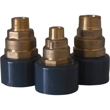 Isiflo overgang 63/32 mm x 3/4" nippel - 1