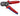 Selvindstillelig crimptang til kabeltyller bruneret 180 mm 97 53 04 - 2