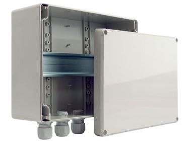 Montage kasse med DIN-skinne IP65 - 1