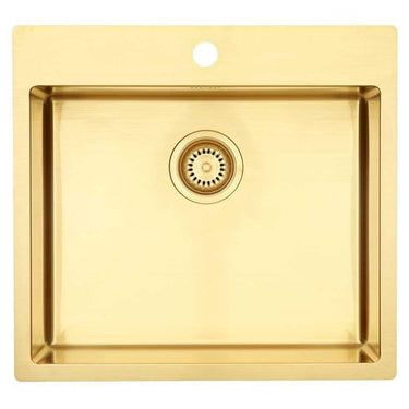 Lavabo Kubus 540 Soft køkkenvask m/hh PVD messing - 1