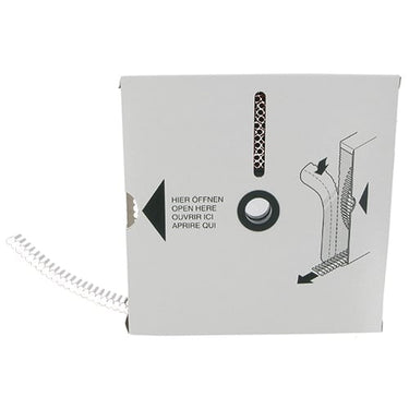 Isoleret båndterminalrør A00552K 0,5mm² L8 Hvid - 1