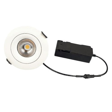Sabina Low profile Downlight ISO Mat Hvid 4000K 480lm 5,4W Dæmpbar IP44 - 1